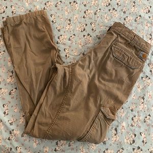 carharrt khaki pants husband used as work pants